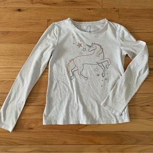 GAP for Good Girl’s Size Large (10) oatmeal colored t-shirt